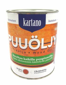 PUUÖLJY 0,9L RUSKEA KARTANO - Puuöljyt ja puunsuoja-aineet - 6438168097923 - 1