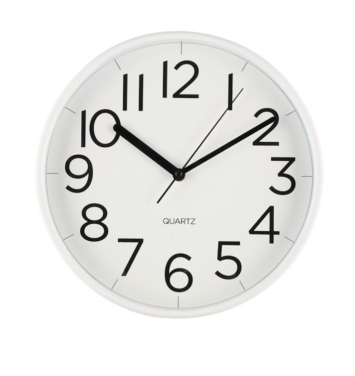 valkoinen sein=C3=A4kello 30cm - Kellot - 6410416275154 - 1