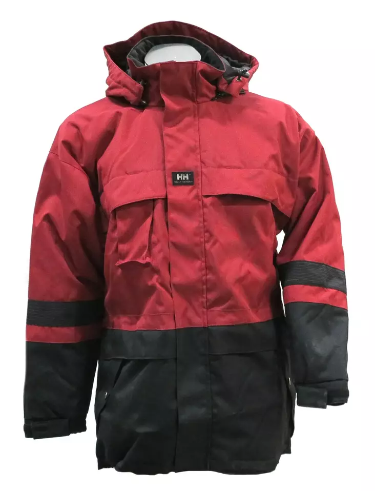 TALVITAKKI HELLY HANSEN PUNA/MUSTA Falun Parka 76300 - Miesten ulkovaatteet - 7040051905148 - 1